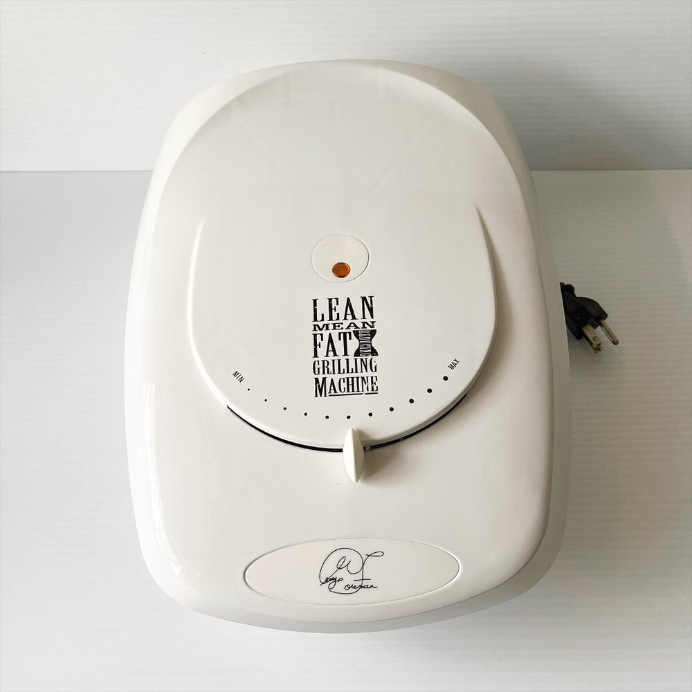 George Foreman Lean Mean Fat Grilling Machine Extra Family Size GR26VT White